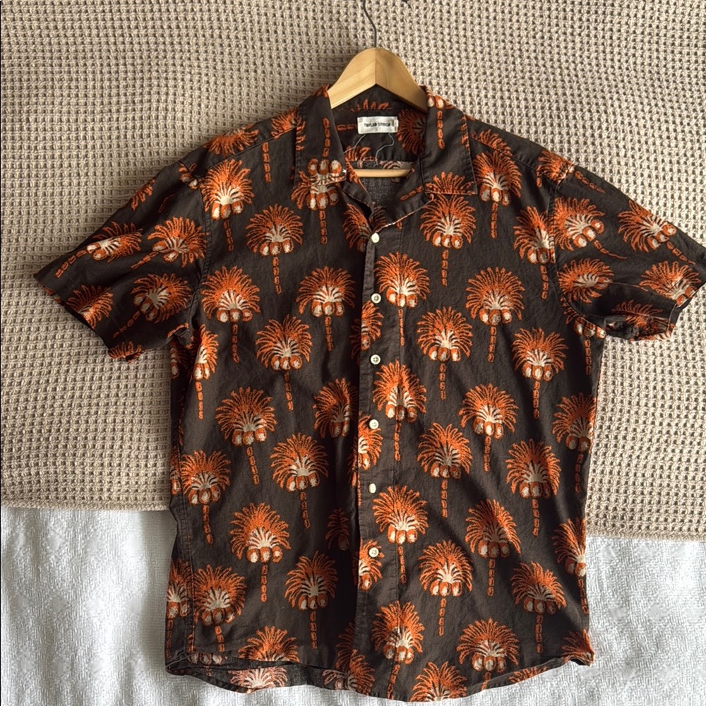 The Short Sleeve Hawthorne in Mirage Palm - XL 44